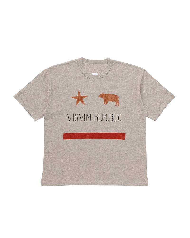 visvim / JUMBO TEE/Tシャツ/3/コットン/WHT/0125105010025 JUMBO TEE S/S REPUBLIC | Visvim Official North American Web Store